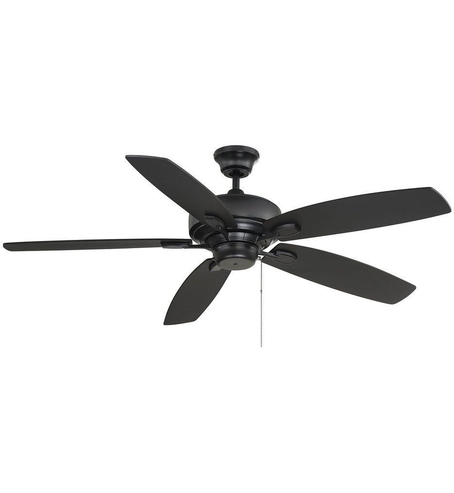 Meridian - M2016MBK - Meridian 52" Ceiling Fan