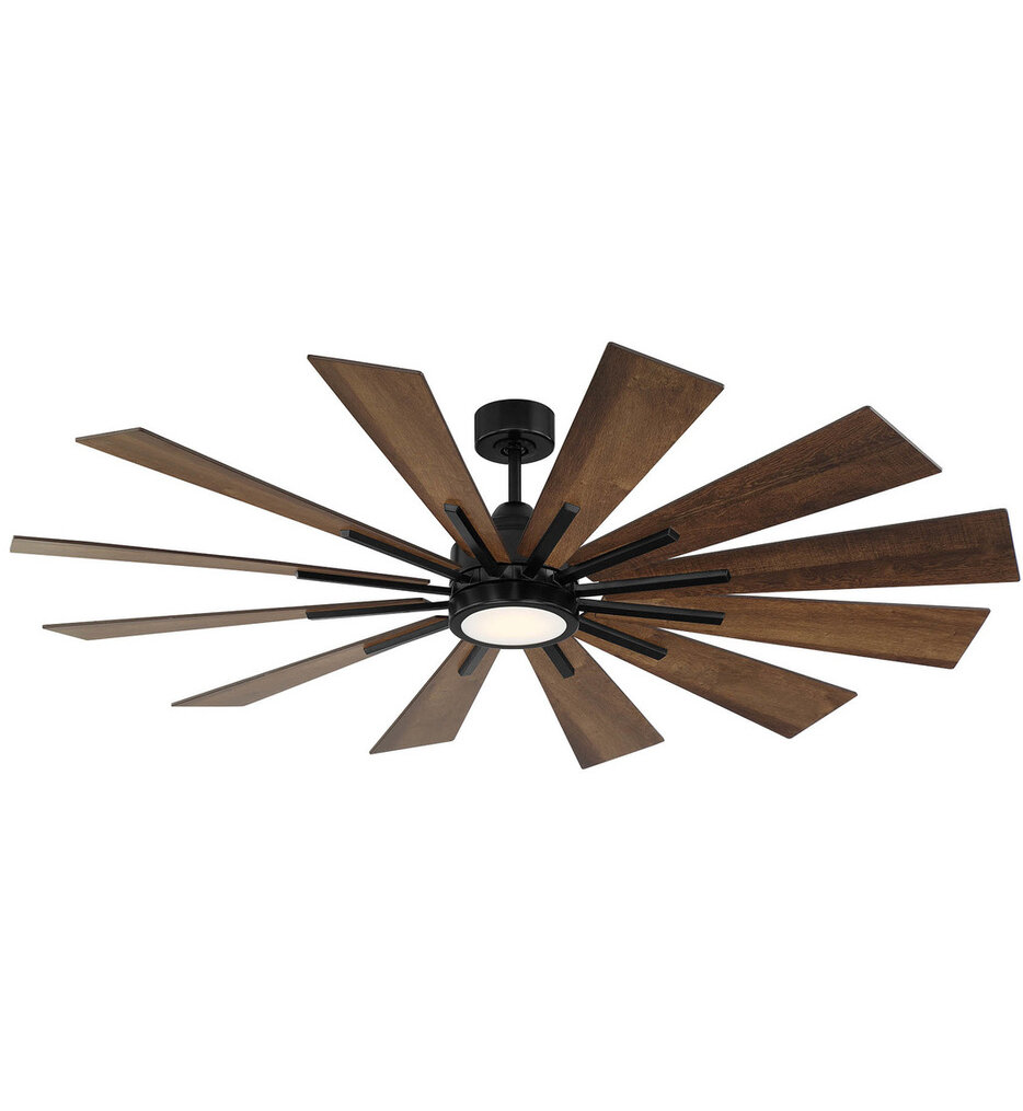 Meridian - M2024MBK - Meridian 60" Ceiling Fan