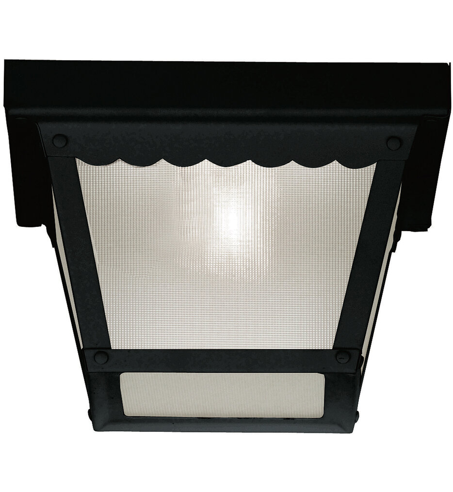 Meridian - M50058BK - Meridian 8" Outdoor Flush Mount