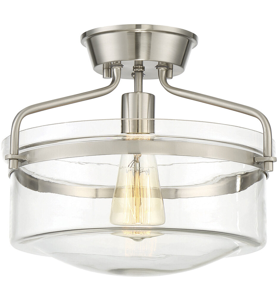 Meridian - Meridian 13.25" Semi-Flush Mount