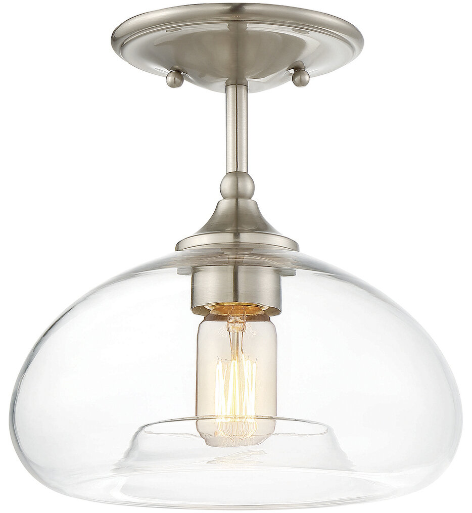 Meridian - Meridian 10.75" Semi-Flush Mount