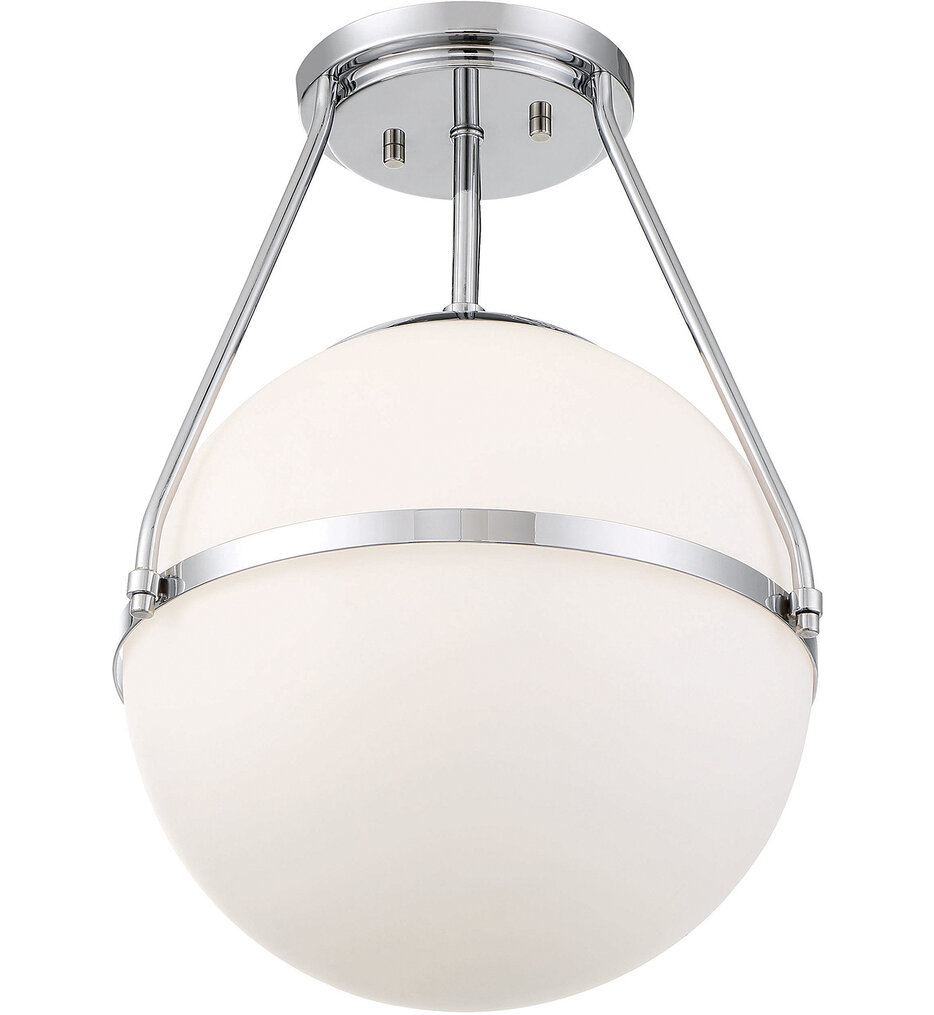 Meridian - Meridian 13" Semi-Flush Mount