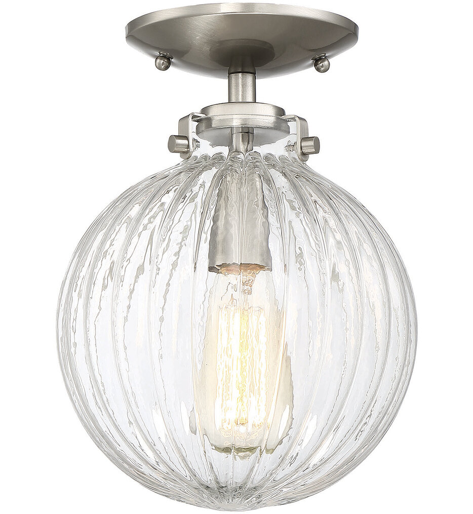 Meridian - Meridian 8" Semi-Flush Mount