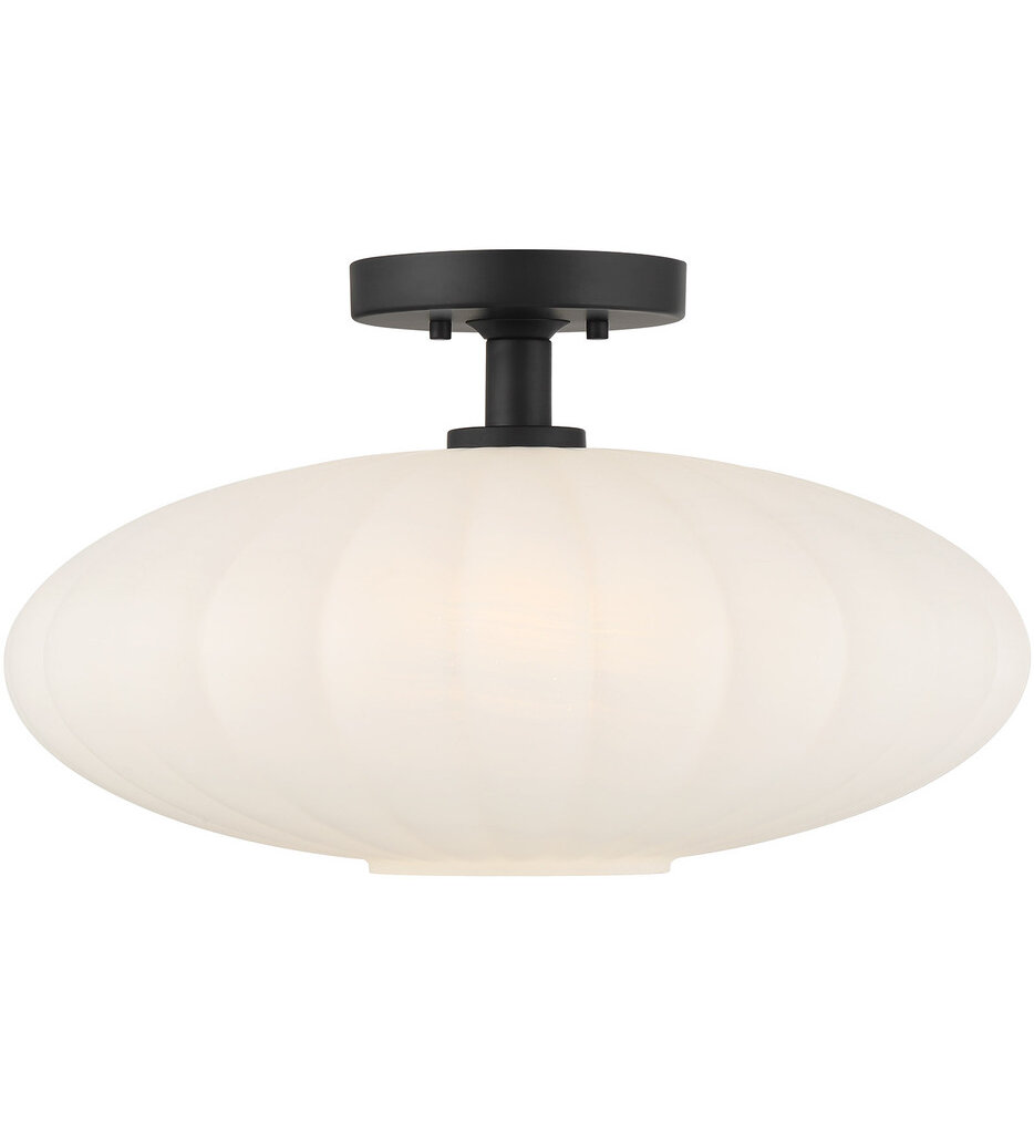 Meridian - Meridian 18" Semi-Flush Mount