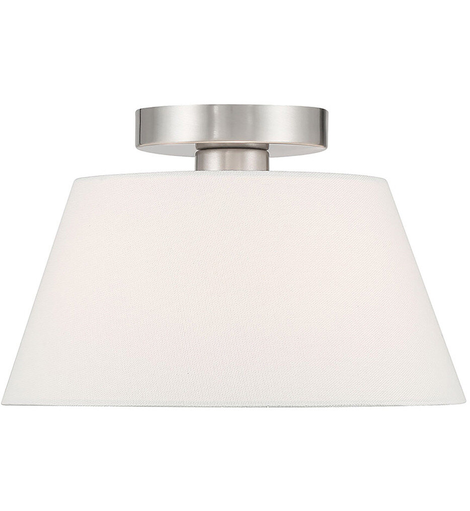 Meridian - Meridian 12" Semi-Flush Mount