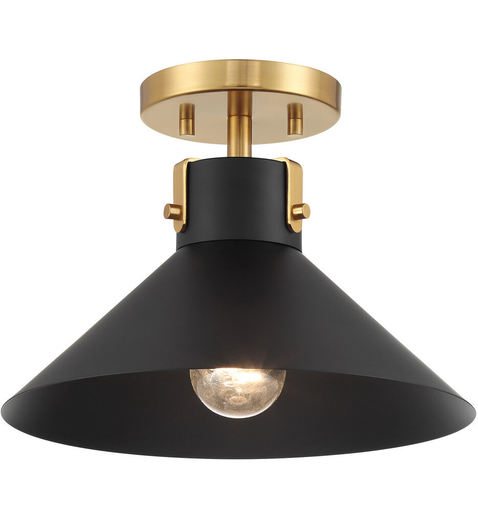 Meridian - Meridian 11.5" Semi-Flush Mount