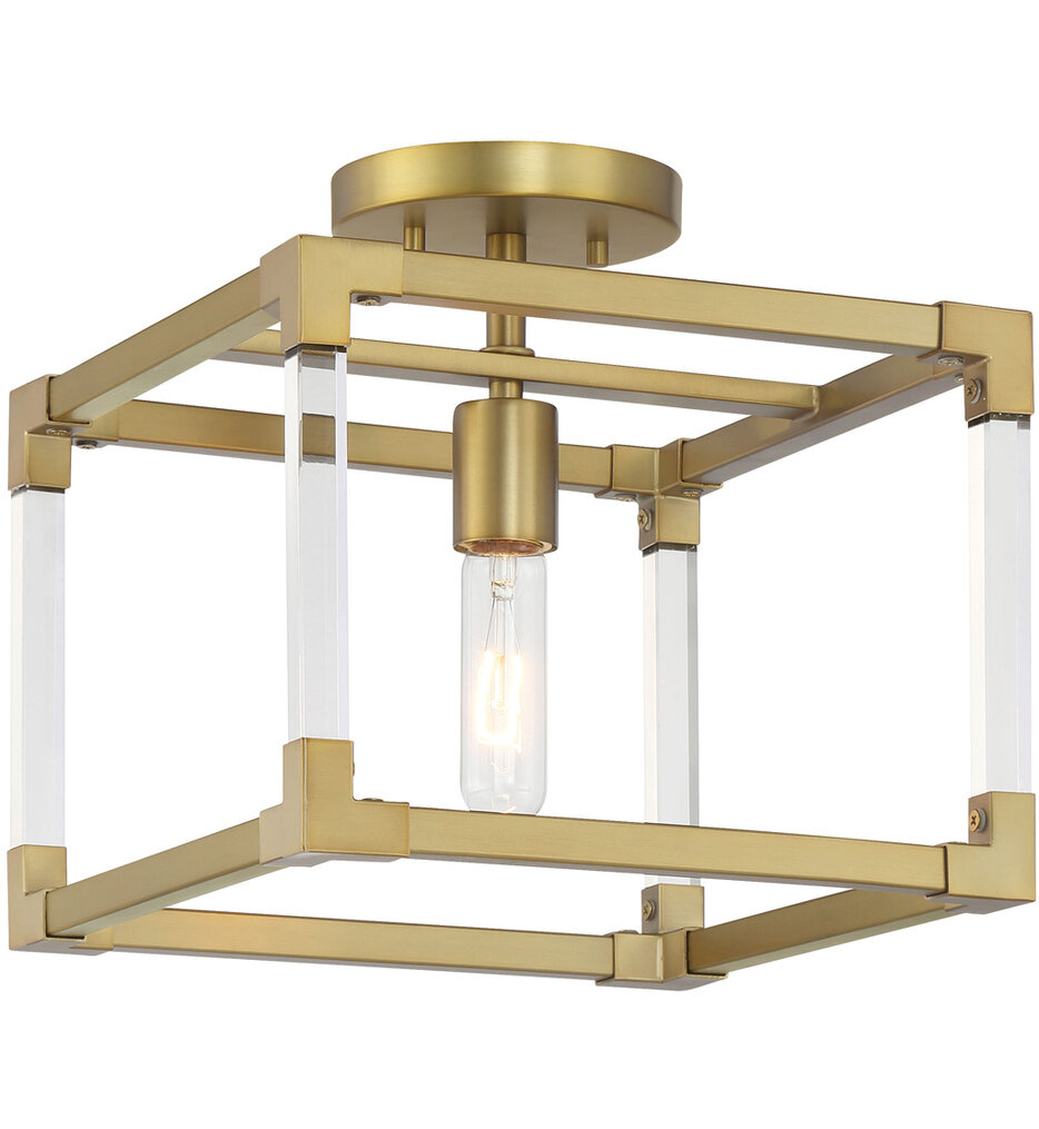 Minka-Lavery - 1455-695 - Oro District 11" Semi-Flush Mount