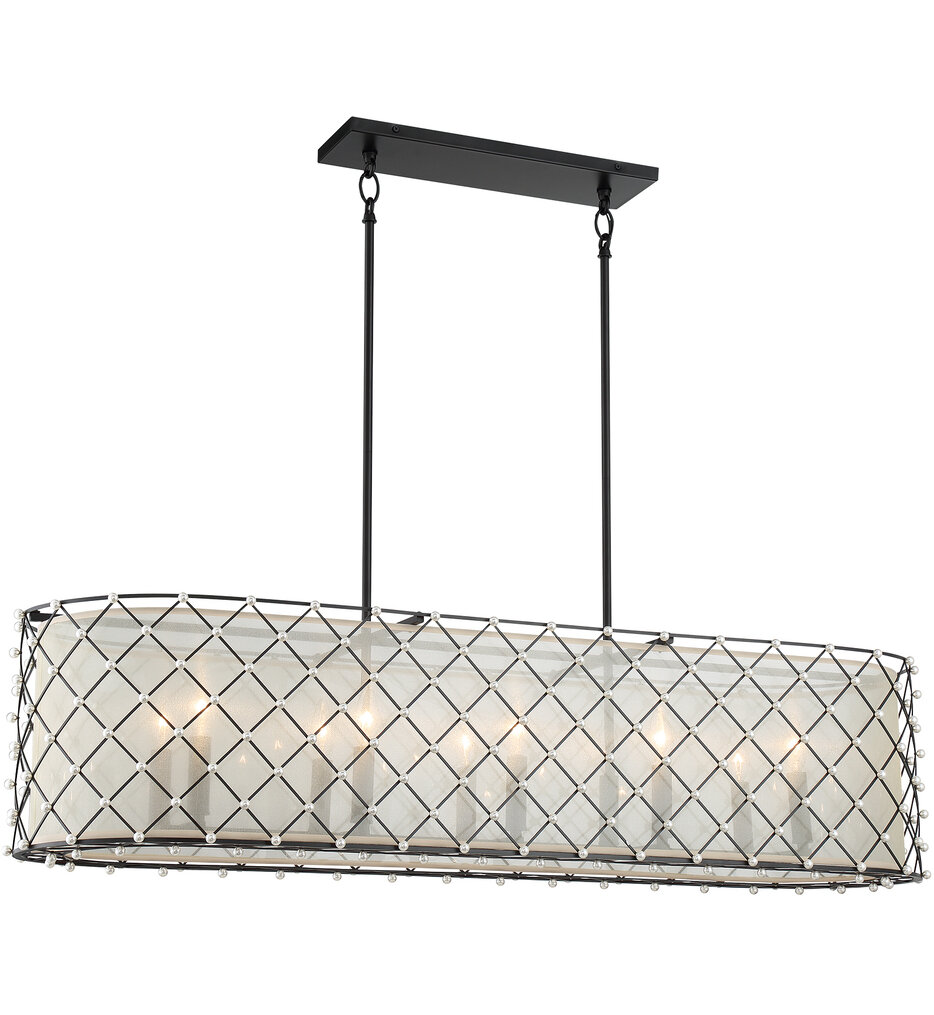 Minka-Lavery - 2869-66A - Sheer Elegance 47.88" Island Light