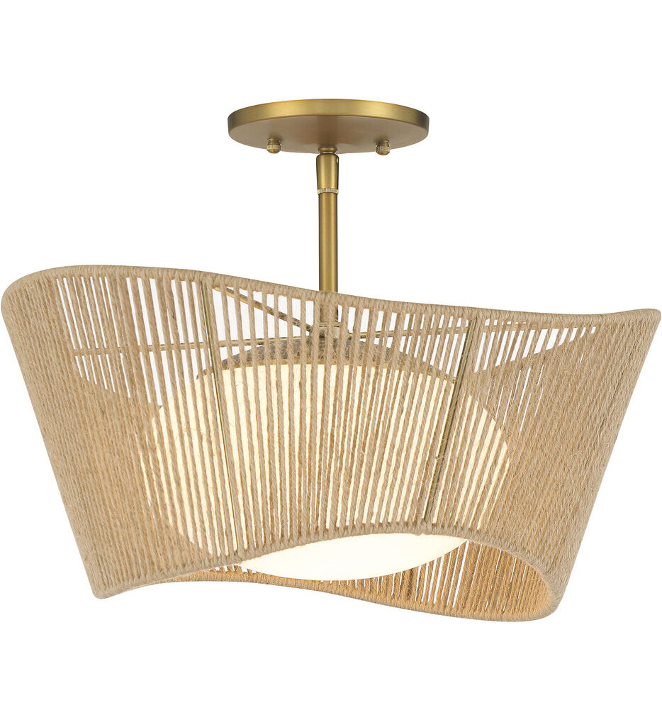 Minka-Lavery - 6574-695 - Key Largo 16" Semi-Flush Mount