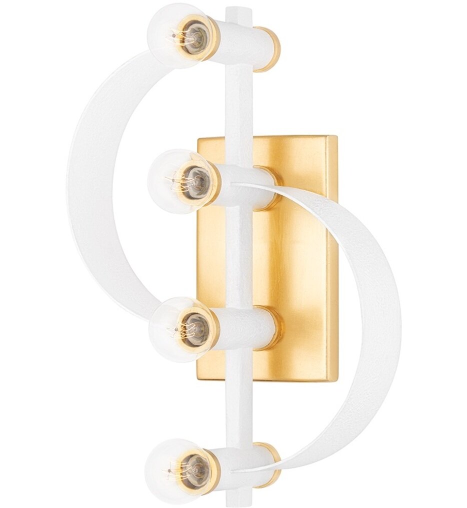 Mitzi - H379104-GL/WH - Maddie 15.5" Wall Sconce