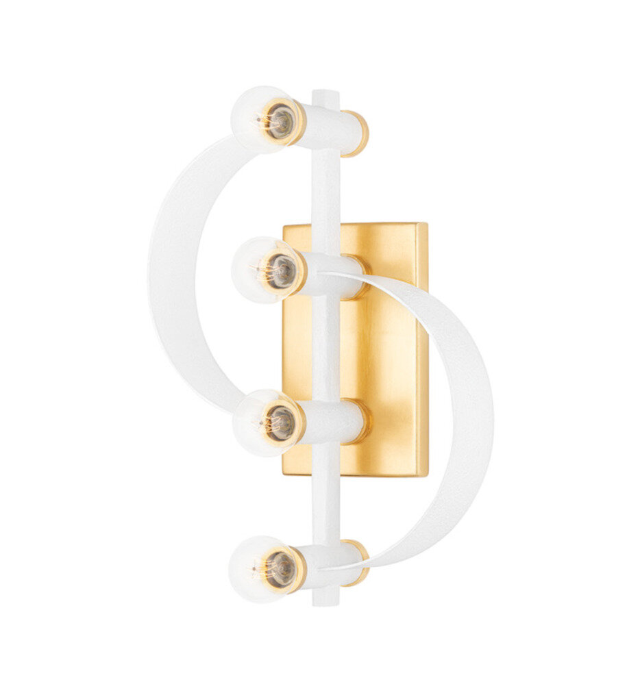 Mitzi - H379104-GL/WH - Maddie 15.5" Wall Sconce