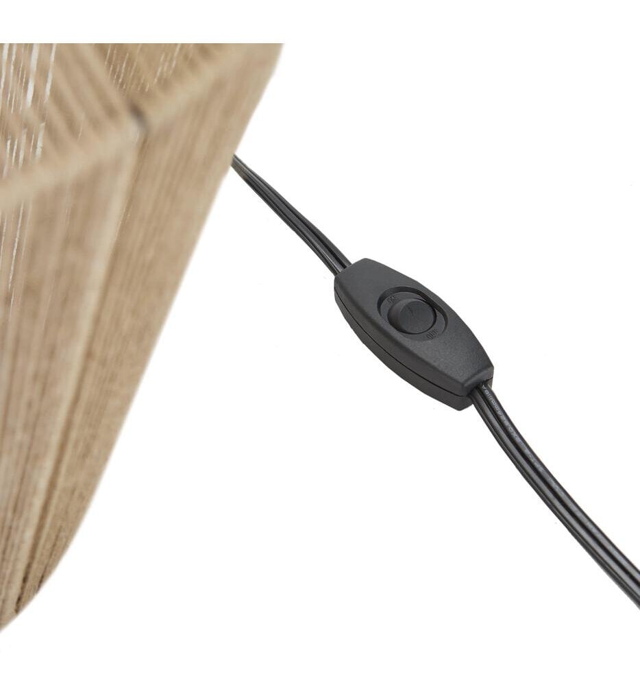 Natural Woven Jute 23" Table Lamp