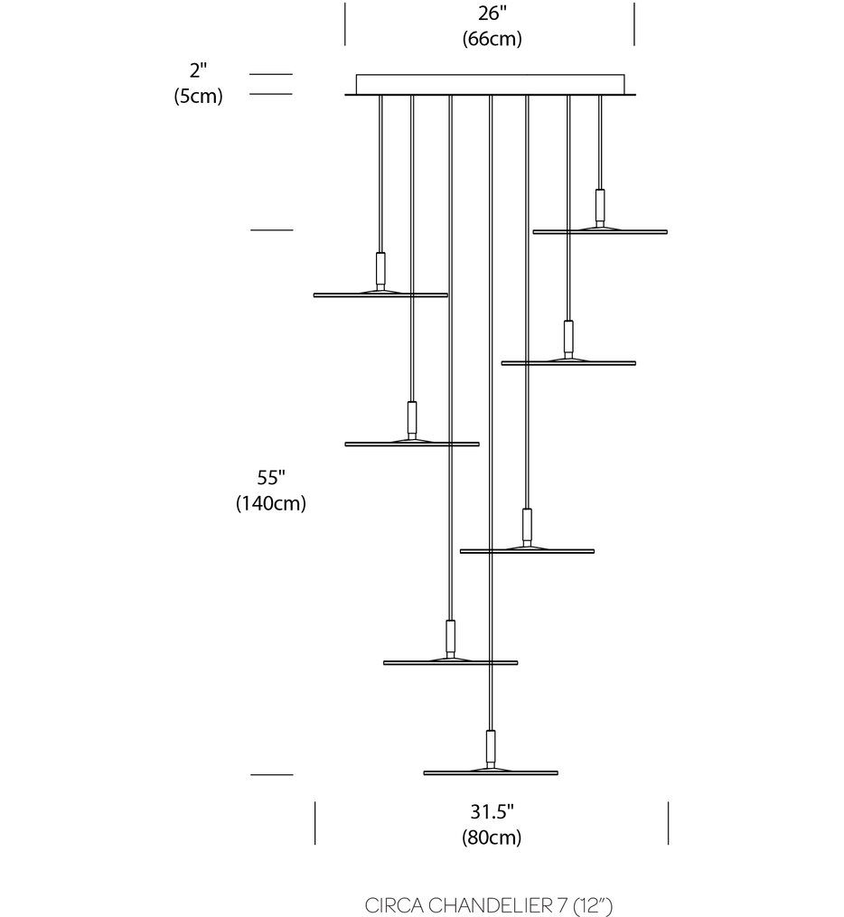 Circa 31.5" Chandelier