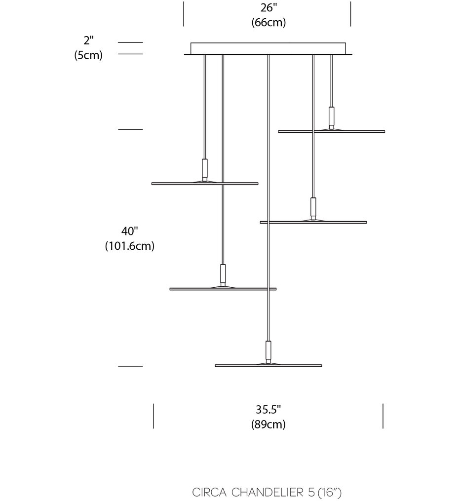 Circa 35.5" Chandelier