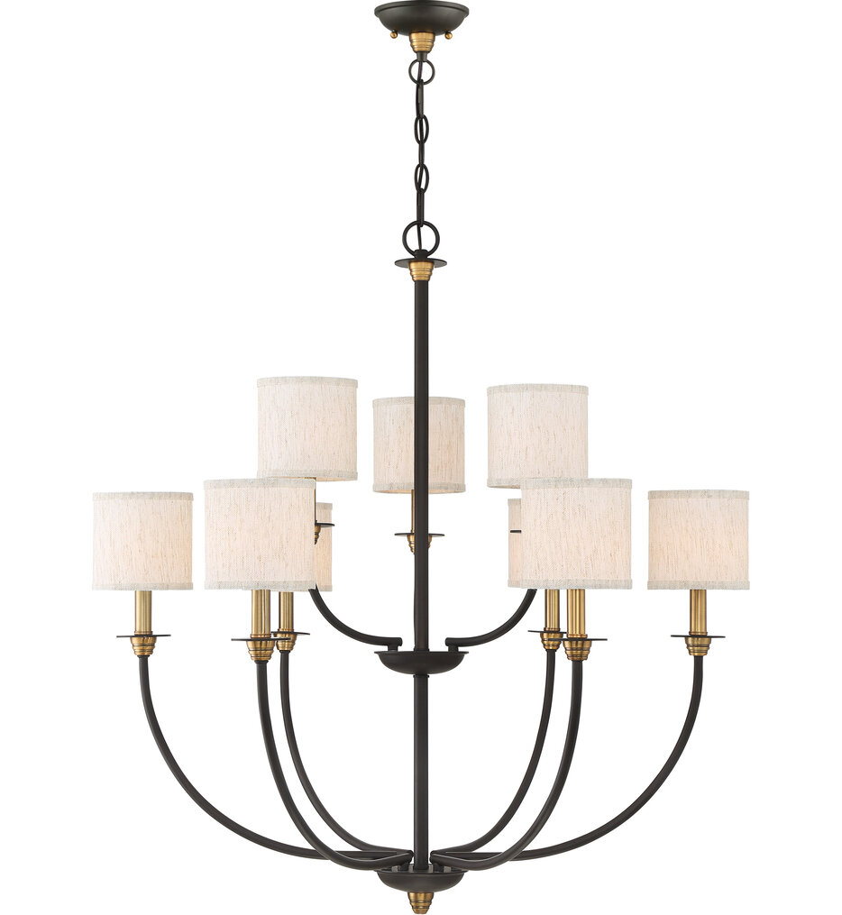 Quoizel - ADY5009OZ - Audley 33" Chandelier