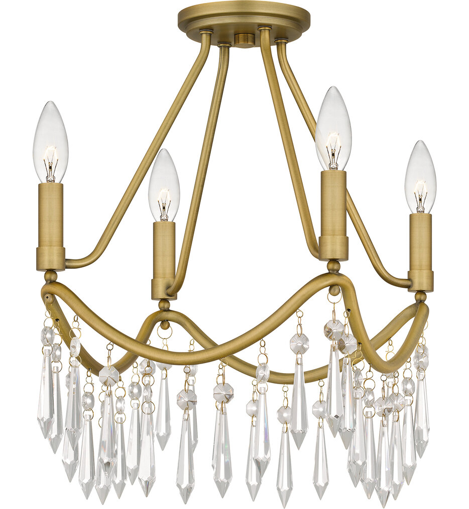 Quoizel - AID1712AB - Airedale 12" Semi Flush
