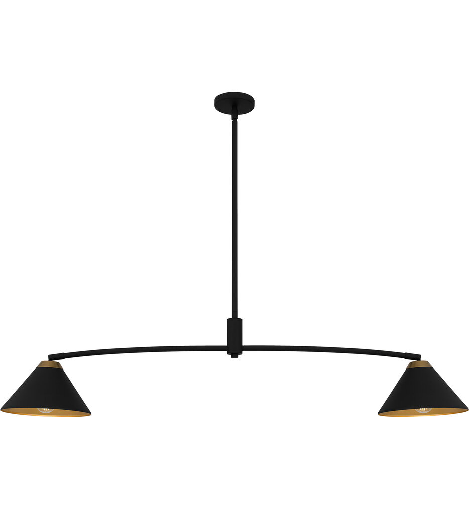 Quoizel - ALS252MBK - Alscott 52" Island Light