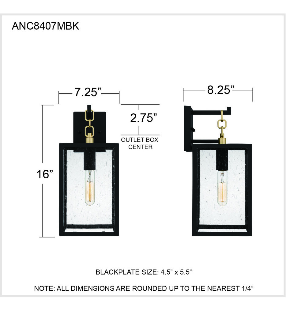 Anchorage 16" Outdoor Wall Sconce