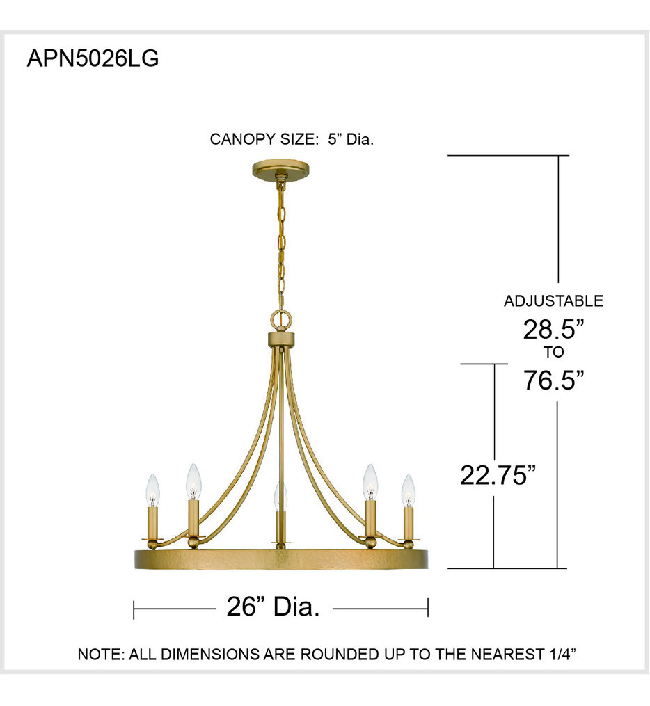 Aspyn 26" Chandelier