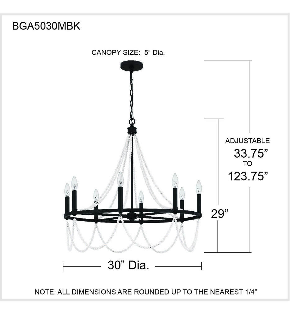 Brigitta 30" Chandelier