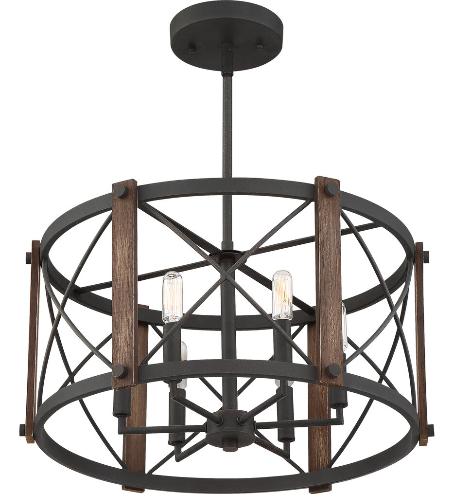 Baron 20" Semi-Flush Mount