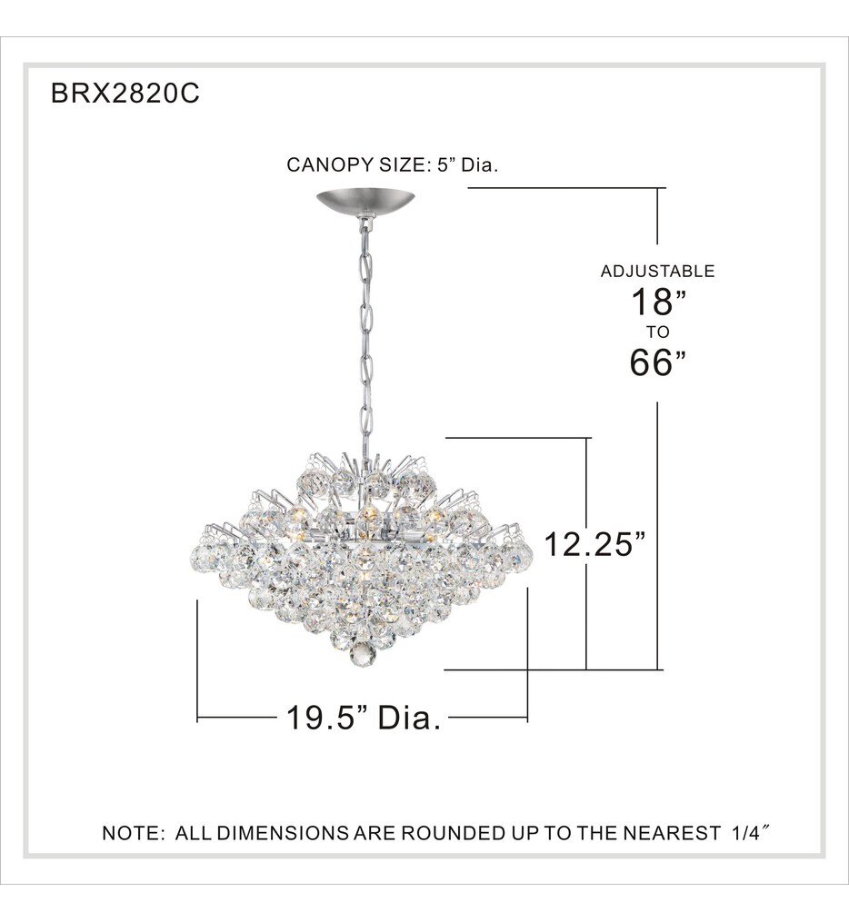 Bordeaux 19.5" Pendant