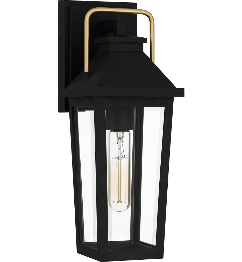 Quoizel - BUK8405MBK - Buckley 14.5" Outdoor Wall Sconce