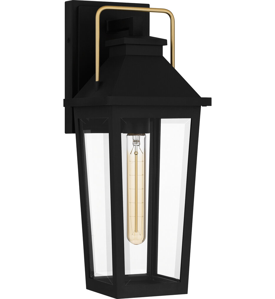 Quoizel - BUK8406MBK - Buckley 17" Outdoor Wall Sconce