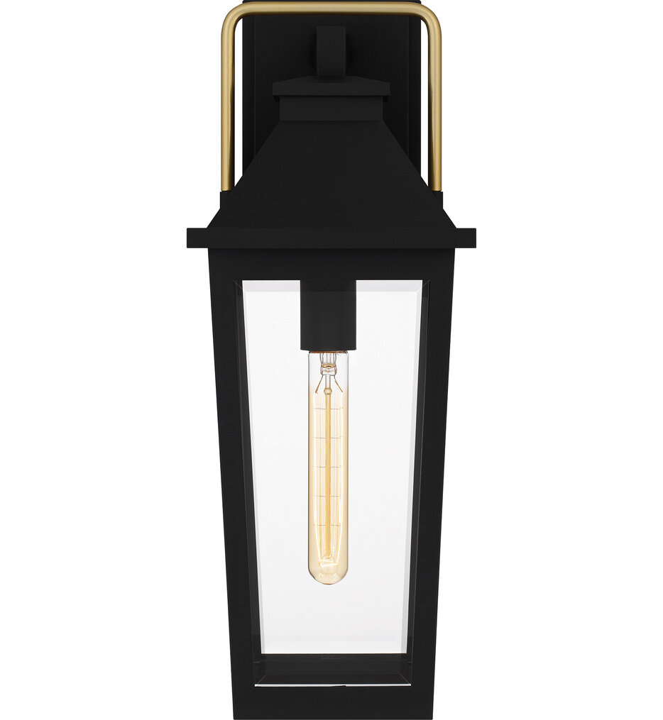 Quoizel BUK8407MBK Buckley 19.5" Outdoor Wall Sconce