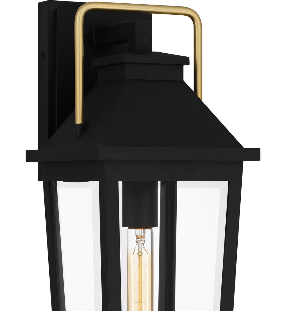 Quoizel BUK8407MBK Buckley 19.5" Outdoor Wall Sconce