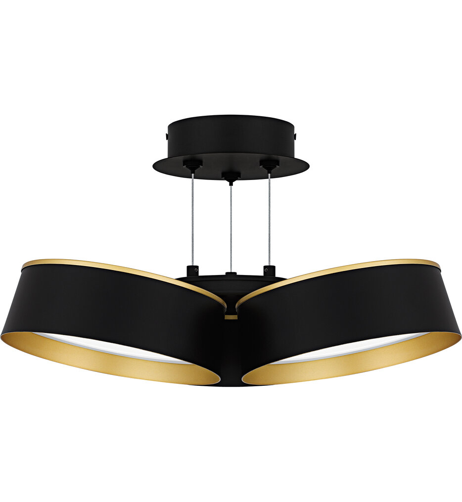 Byrnes 19" Semi-Flush Mount