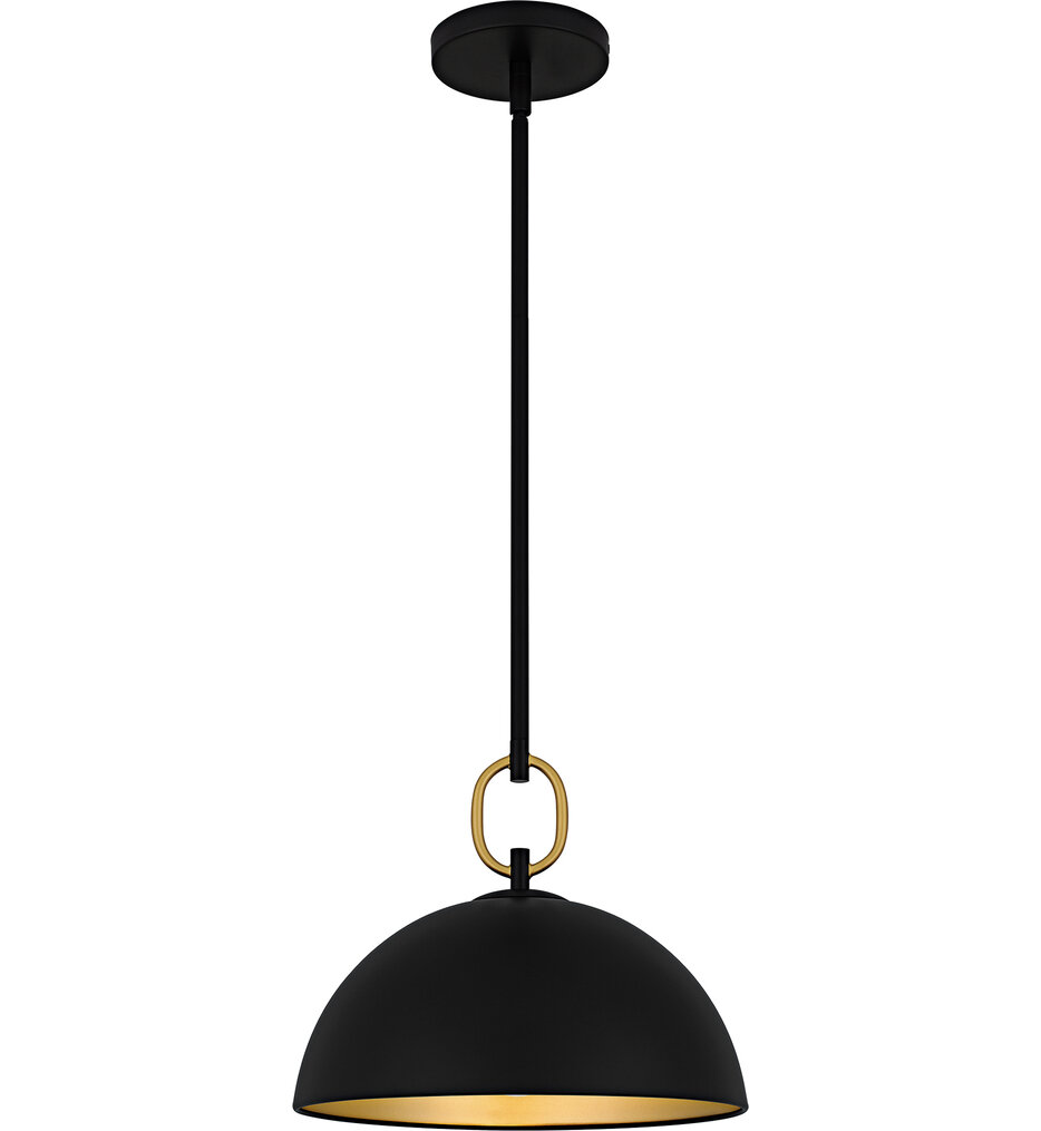 Quoizel - CEO1812MBK - Cleo 12" Pendant