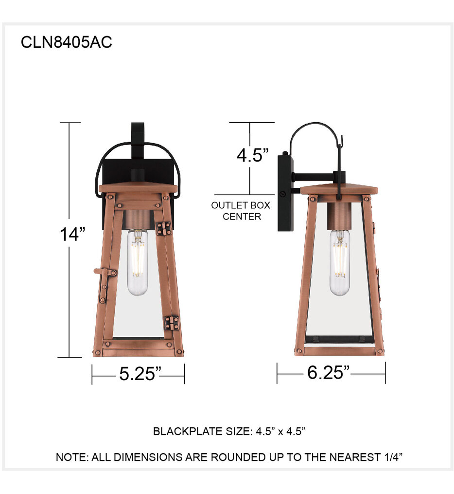 Carolina 14" Outdoor Wall Sconce