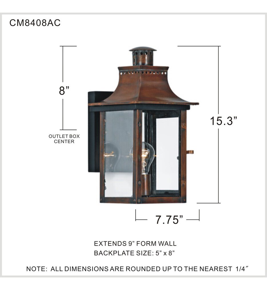 Chalmers 15.5" Outdoor Wall Sconce