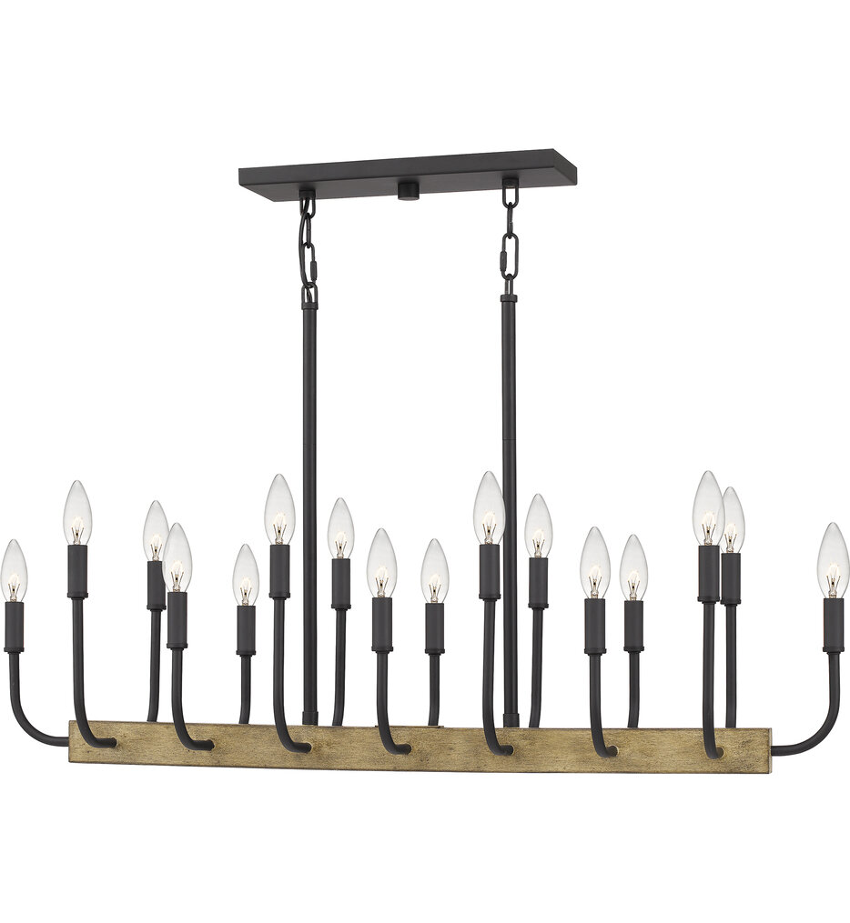 Quoizel - COD139MBK - Coda 39" Island Light