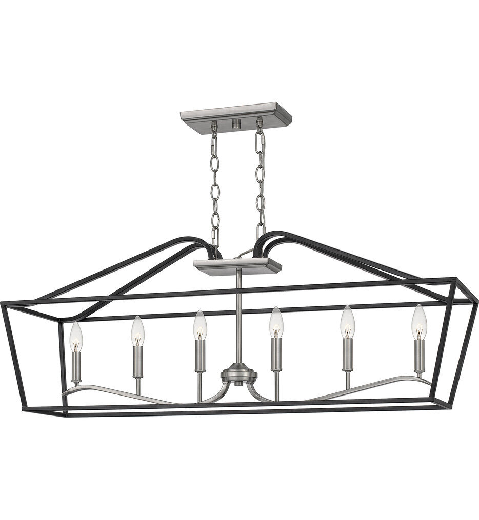 Quoizel - CTA642MBK - Catalina 42" Island Light