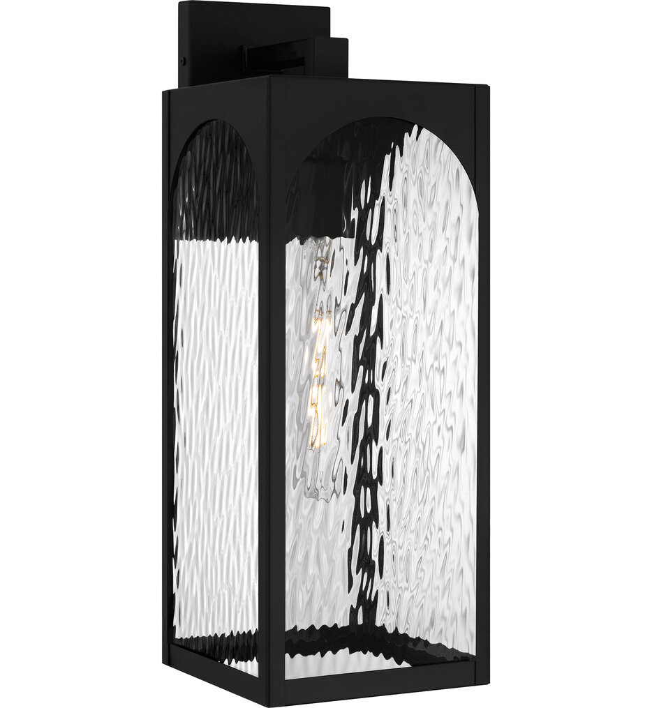 Quoizel - DLG8407MBK - Dallington 19.75" Outdoor Wall Sconce