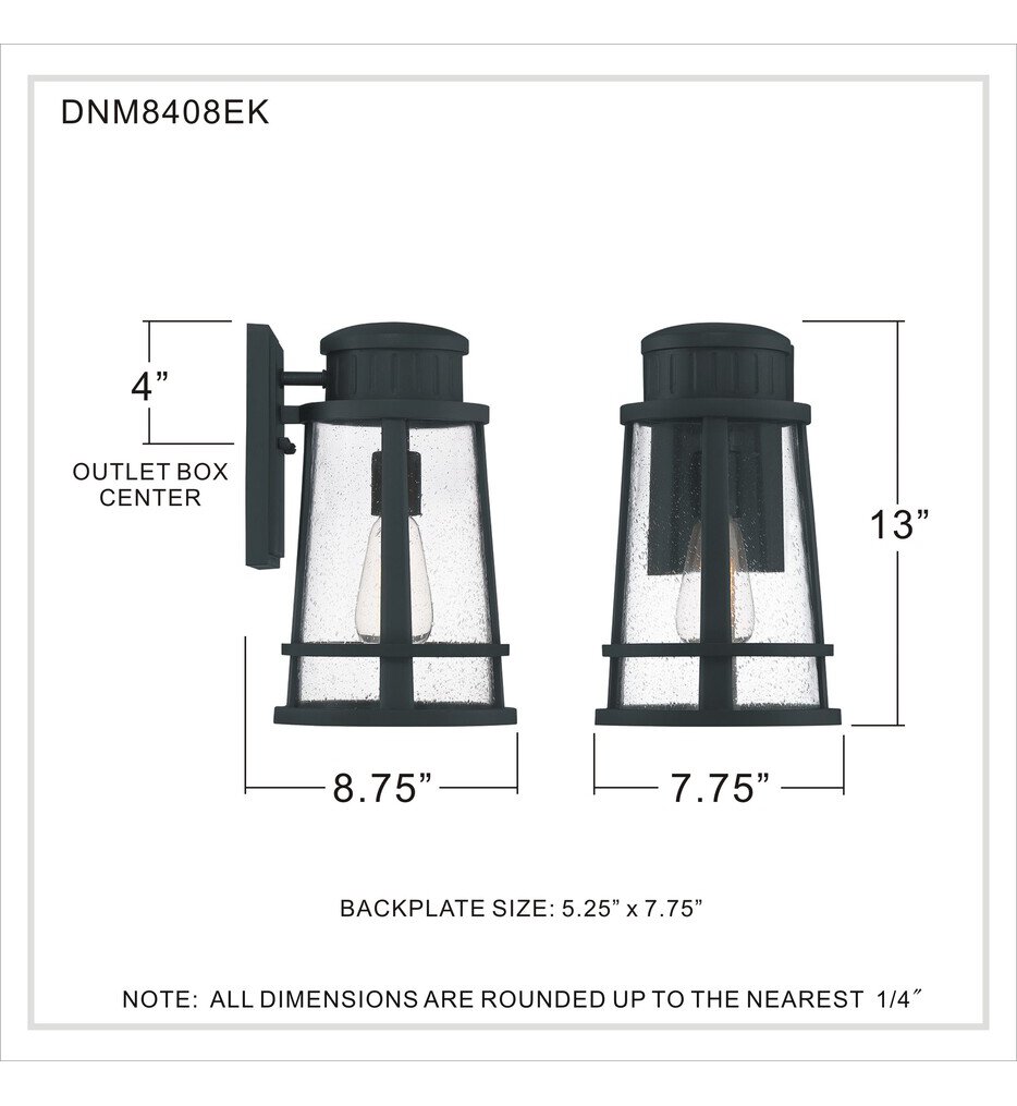 Dunham 13" Outdoor Lantern