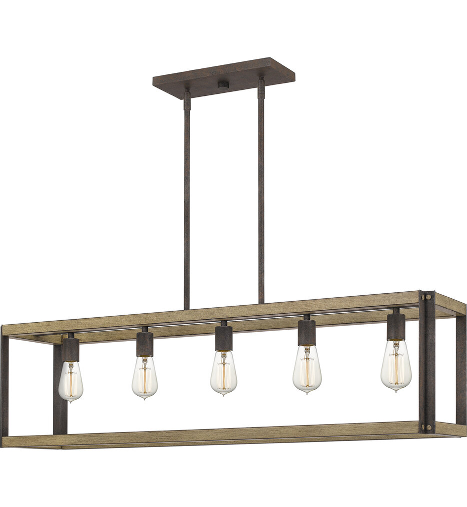 Quoizel - FNN542RK - Finn 42" Island Light