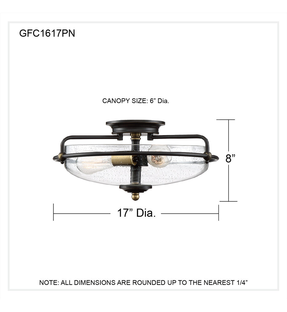 Griffin 16.75" Flush Mount
