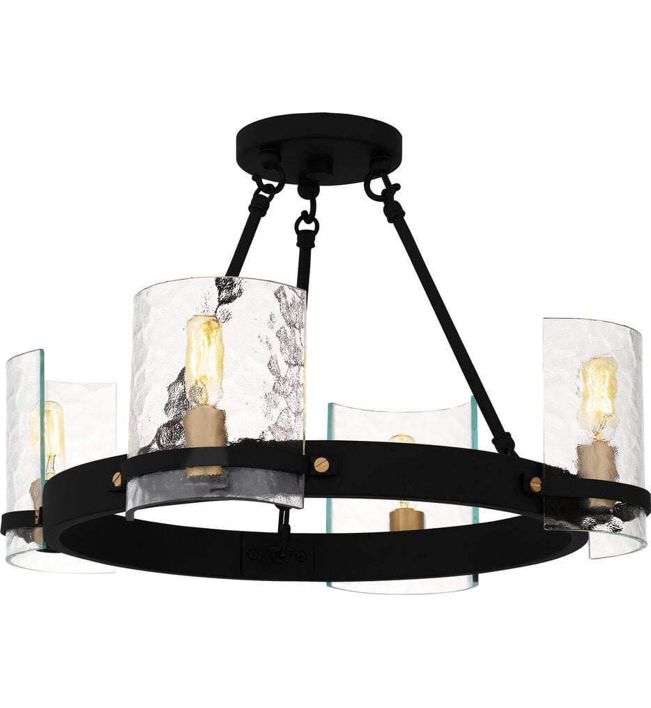 Quoizel - GLC1720MBK - Gloucester 20" Semi-Flush Mount