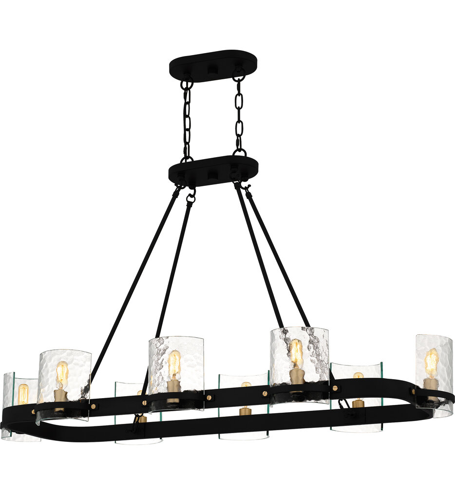 Quoizel - GLC842MBK - Gloucester 42" Island Light