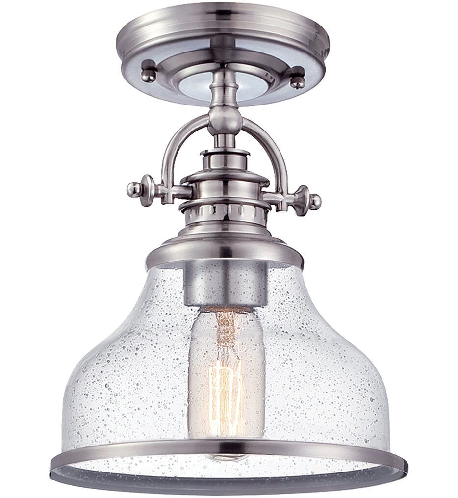Quoizel - Grant 8" Semi-Flush Mount