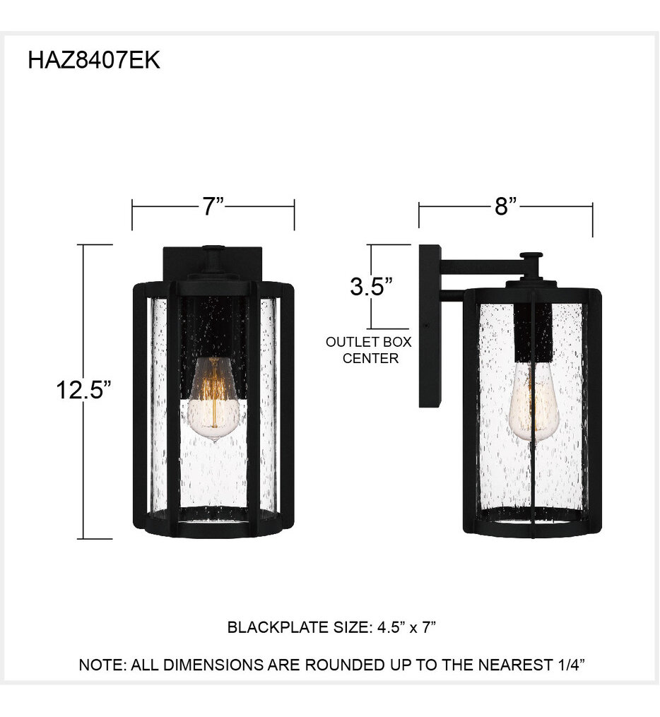 Hazel 12.5" Outdoor Wall Sconce