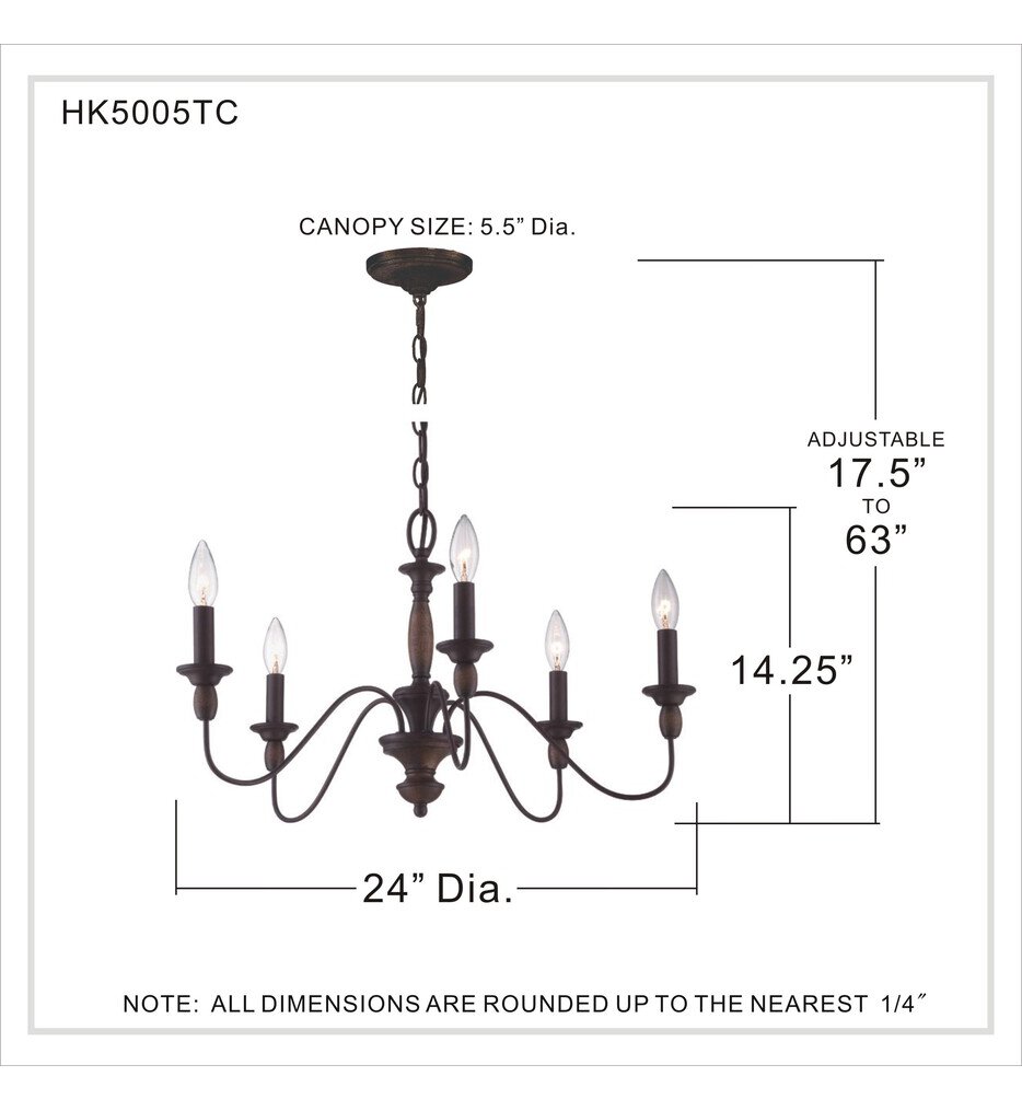 Holbrook 24" Chandelier