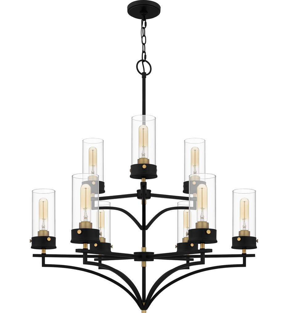 Quoizel - HLS5031MBK - Hillside 31.75" Chandelier