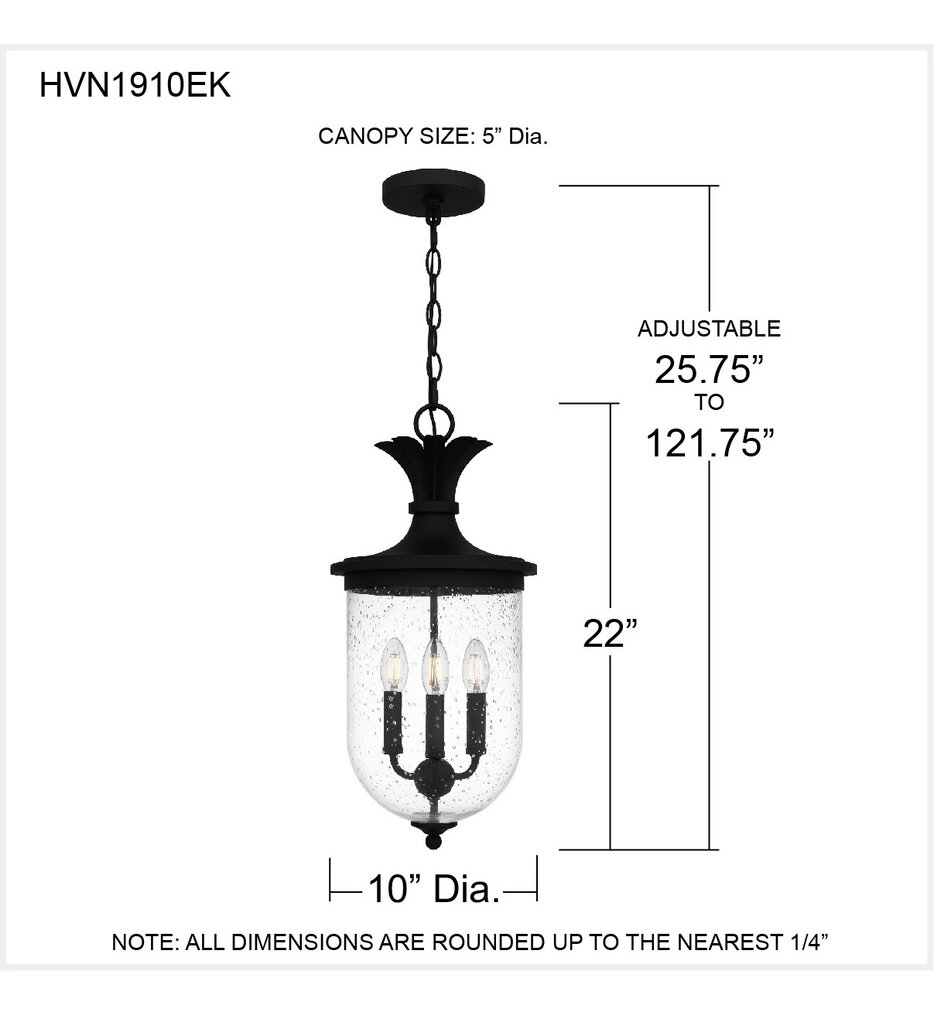 Havana 10" Outdoor Pendant