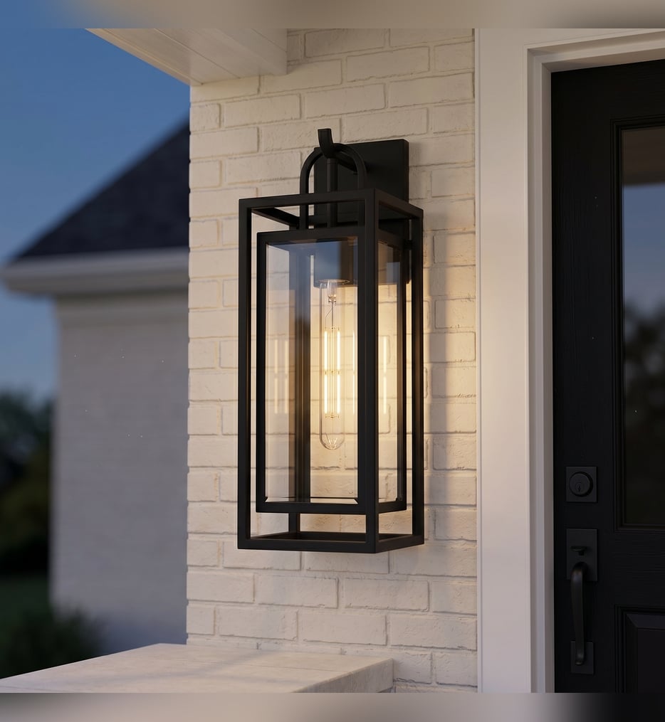 Quoizel - JAY8407MBK - Jayce 19-inch Outdoor Wall Sconce
