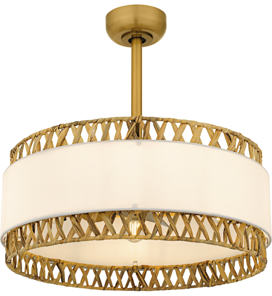 Quoizel - KAT3124BRG - Kate 24" Ceiling Fan