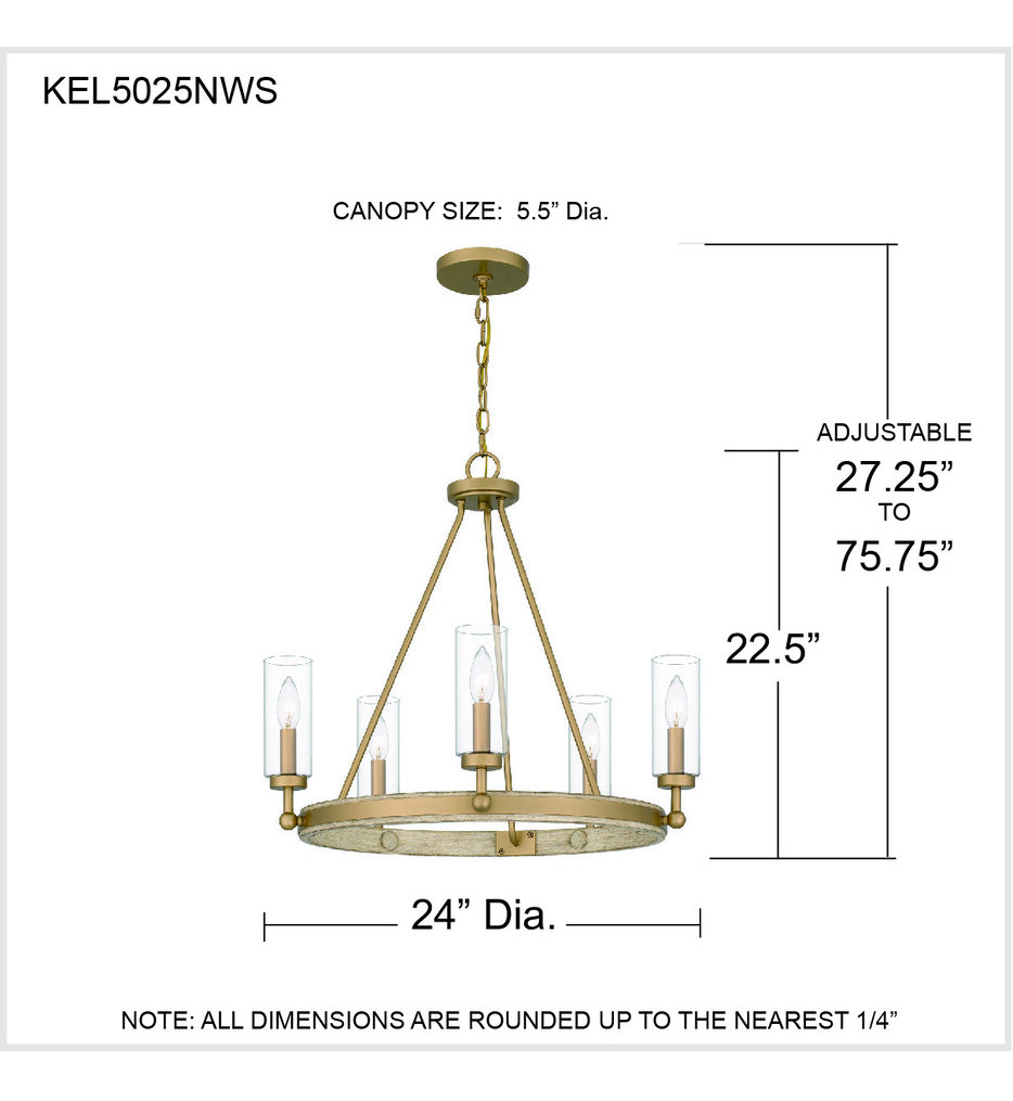 Kelleher 24" Chandelier